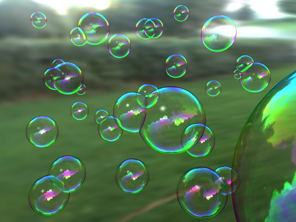 Soap bubbles RGB