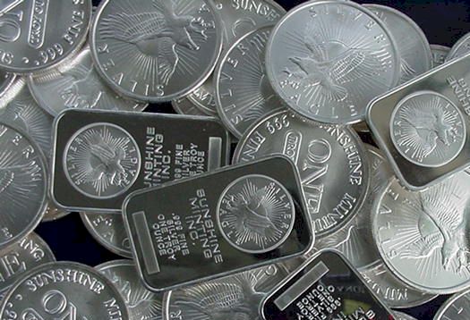 Sunshine Silver Bars Silver Rounds