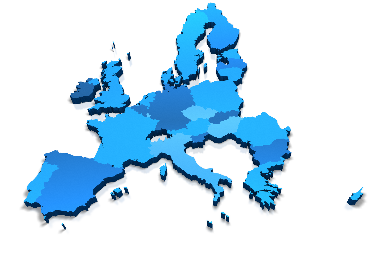 european union 3d map 1600 clr 17749