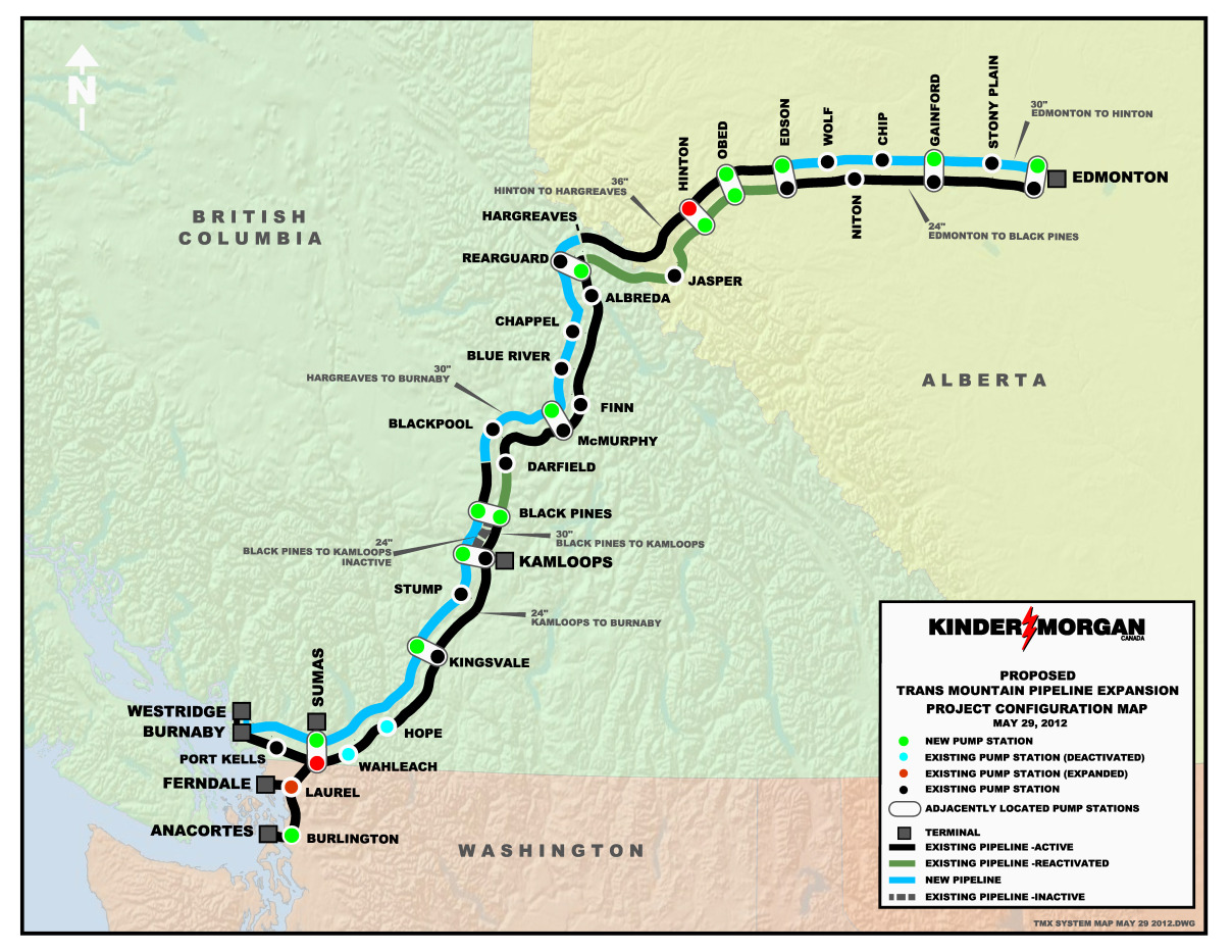 km-trans-mountain-pipeline-map
